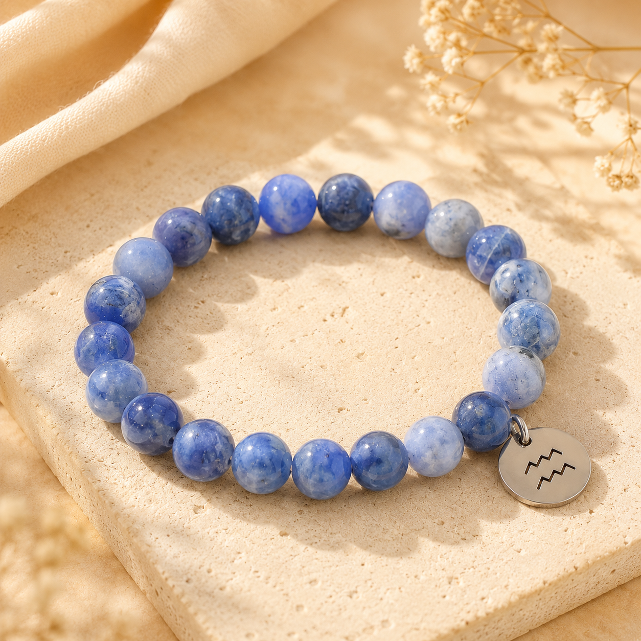 Aquarius Crystal Bracelet for Originality, Freedom & Friendship