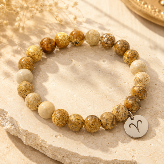 Aries Crystal Bracelet for Courage, Passion & Leadership