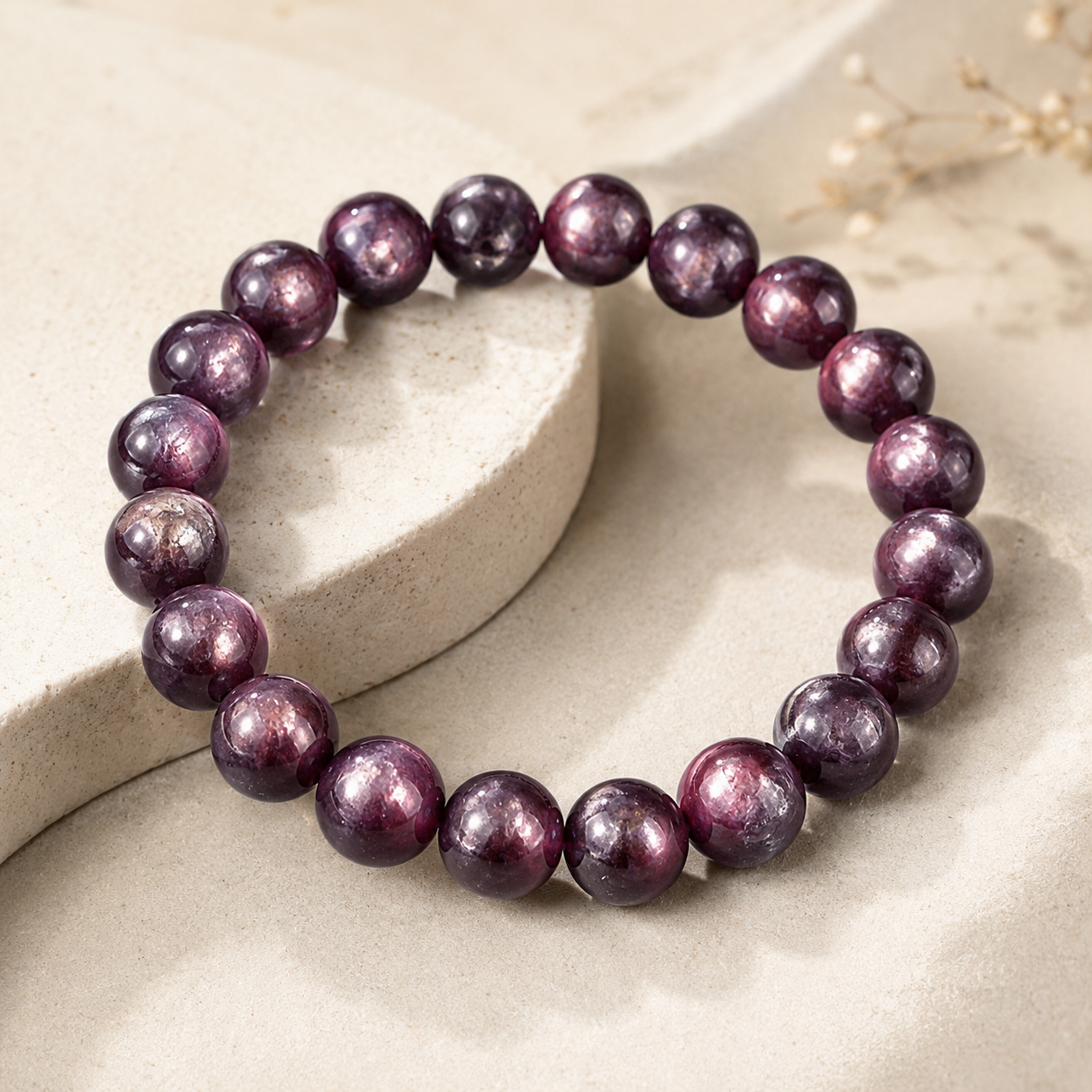 The Softening Lepidolite Bracelet