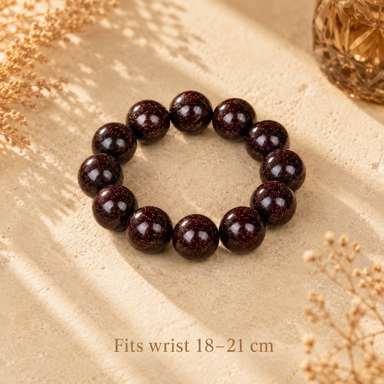 The Five Elements Red Sandalwood Bracelet